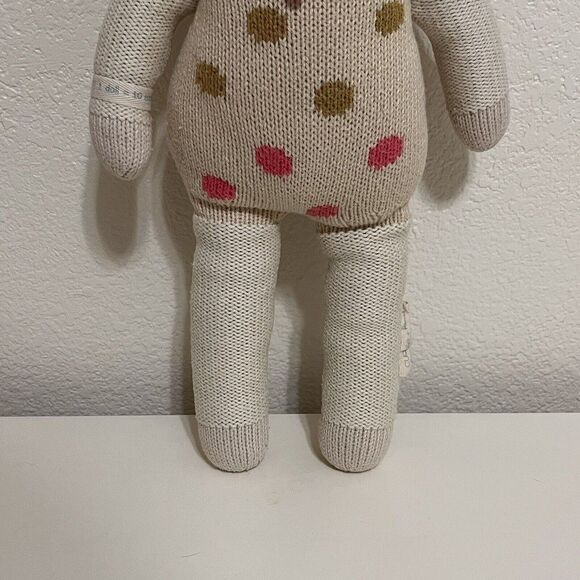 Cuddle + Kind Lucy the Lamb Plush Knit Handmade Doll Stuffed Animal 20" - Picture 4 of 16